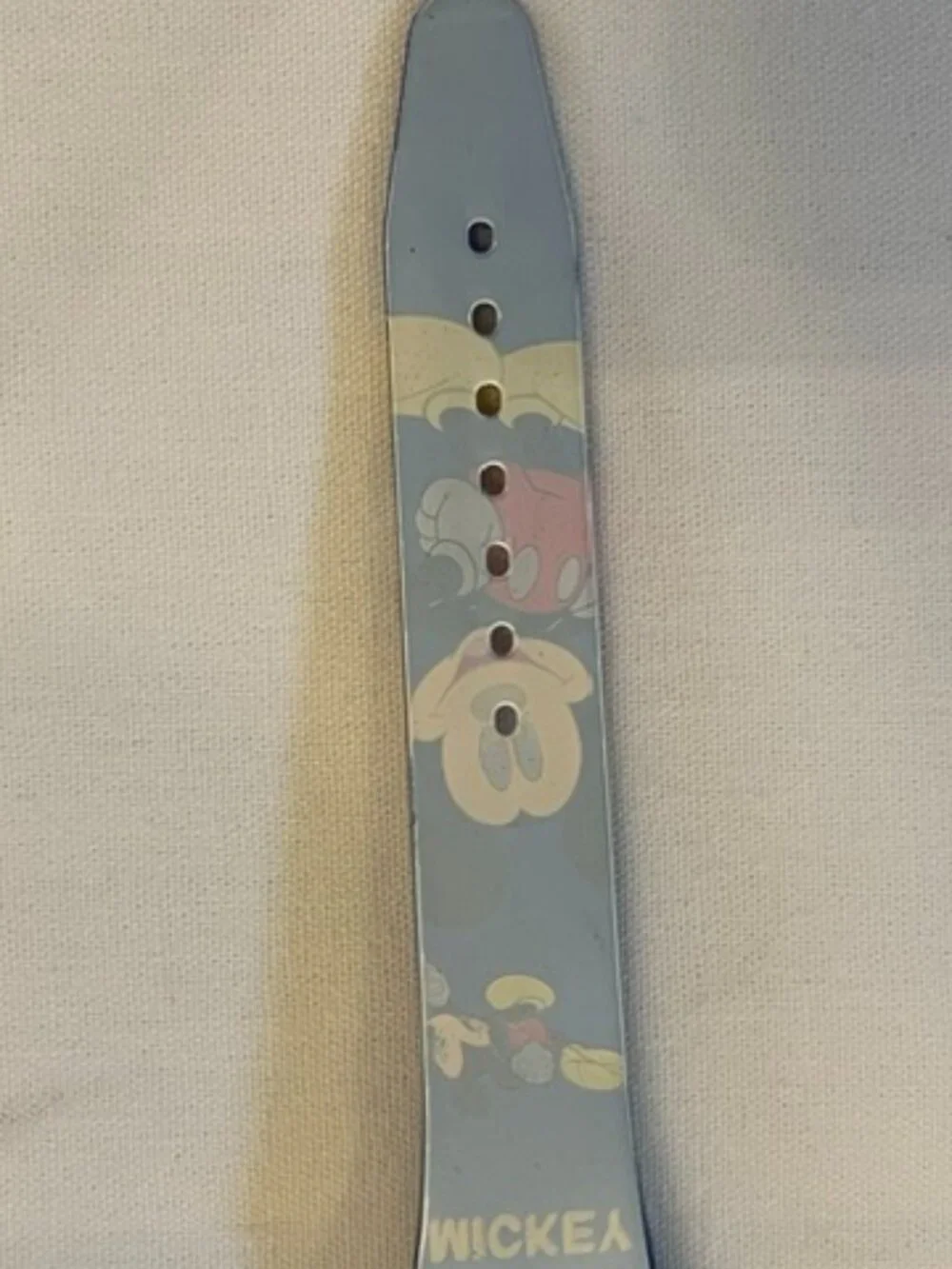 MICKEY MOUSE | Vintage Watch Blue Silicone Band-NEW Battery-EUC